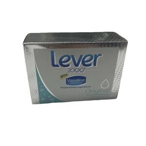Lever 2000 With Vaseline Bar Soap Original Perfectly Fresh Discontinued‎ RARE